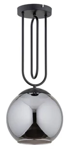 Designerska lampa sufitowa z ciemnym kloszem AL 61193 z serii RITA - Lampy sufitowe - miniaturka - grafika 1