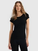 Koszulki i topy damskie - 4F T-shirt regular gładki damski XS - miniaturka - grafika 1