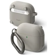 Akcesoria do słuchawek - Etui na słuchawki RINGKE Onyx Magnetic MagSafe do Apple Airpods 4 Szary - miniaturka - grafika 1