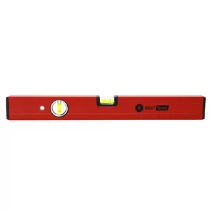 Best Tools Poziomica aluminiowa czerwona 30cm 10034 10034 - Poziomice, łaty, miary - miniaturka - grafika 1