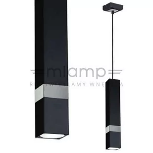 Milagro Lampa wisząca VIDAR BLACK/CHROME 1xGU10 MLP6287 - Lampy sufitowe - miniaturka - grafika 1