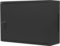 Szafy rack - Szafa Lanberg Szafa instalacyjna Lanberg rack wisząca 19" 4U+3U 540x200 niskoprofilowa czarna złożona - miniaturka - grafika 1