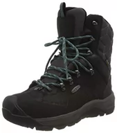 Śniegowce damskie - KEEN Damskie buty zimowe Revel 4 Polar Mid High, Black North Atlantic, 43 EU - miniaturka - grafika 1