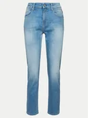 Spodnie damskie - Replay Jeansy WA416 .000.573 65G Niebieski Boyfriend Fit - miniaturka - grafika 1