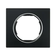 Wyłączniki światła i elektryczne - LEDart LEXMAN pojedyncza Ardea czarna chrom Lexman - miniaturka - grafika 1