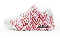 Sneakersy damskie - Sneakersy damskie Skechers X Jgoldcrown Uno-Spread The Love buty serduszka (155507-WRPK) - miniaturka - grafika 1