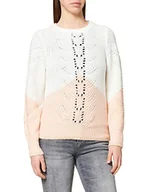 Swetry damskie - Naf Naf Damski sweter Manson, wielokolorowa, XL - miniaturka - grafika 1