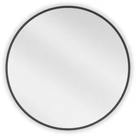 Lustra - Mexen Loft lustro łazienkowe okragłe 60 cm, rama czarna - 9850-060-060-000-70 - miniaturka - grafika 1