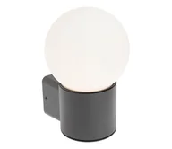 Lampy ogrodowe - Redo 90640 - Kinkiet zewnętrzny BULK 1xE27/28W/230V IP44 antracyt - miniaturka - grafika 1