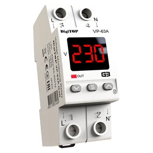 Przekaźnik napięciowy DigiTOP VP-63A G3R - Akcesoria do monitoringu - miniaturka - grafika 1