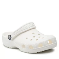 Klapki i japonki damskie - Crocs Klapki Classic Clog K 206991 White - miniaturka - grafika 1