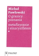 Filozofia i socjologia - Wydawnictwo Naukowe PWN O granicy poznania - miniaturka - grafika 1