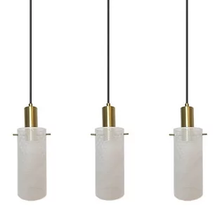 Lampa zwieszana nad stół Tirana LP-945/3L WH Light Prestige glamour biała - Lampy sufitowe - miniaturka - grafika 1