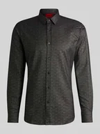 Koszule męskie - Koszula biznesowa o kroju super slim fit z mieszanki bawełny model ‘ELISHA02’ - miniaturka - grafika 1