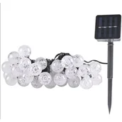 Lampy ogrodowe - Polux Girlanda solarna 4,9 m 30xLED KULKI 315236 SANICO 315236 - miniaturka - grafika 1