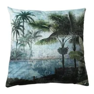 Poduszki dekoracyjne - Poduszka TAHA 45 x 45 cm zielona - miniaturka - grafika 1