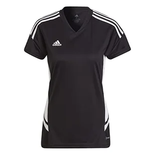 adidas Damski Con22 JSY W Jersey (szorty Sleeve), czarny/biały, XXL - Spodenki damskie - miniaturka - grafika 1