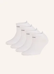 Calvin Klein Skarpety Do Obuwia Sportowego W 4-Paku weiss - Skarpetki damskie - miniaturka - grafika 1