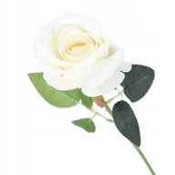 Sztuczne kwiaty - SZTUCZNE KWIATY RÓŻA RÓŻE na cmentarz jak żywe bukiety do wazonu liście - miniaturka - grafika 1