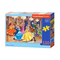Castorland Puzzle 120 elementów. Bal księżniczki - Puzzle - miniaturka - grafika 1