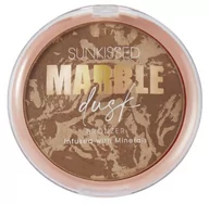 Bronzery i konturowanie twarzy - Sunkissed, Marble Dust Bronzer, Bronzer do twarzy - miniaturka - grafika 1