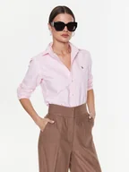 Koszule damskie - Polo Ralph Lauren Koszula 211891377002 Różowy Regular Fit - miniaturka - grafika 1