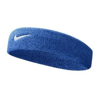 Ozdoby do włosów - Opaska na głowę Nike Swoosh niebieska U NN07402 (kolor Niebieski) - miniaturka - grafika 1