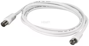 Kabel TV z 1 wtykiem męskim 9,52 mm i 1 wtykiem żeńskim 9,52 mm, Długość 2 m Legrand 091024 - Kable - miniaturka - grafika 2