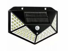 Lampa solarna z czujnikiem ruchu 100Led - Oświetlenie warsztatowe - miniaturka - grafika 1