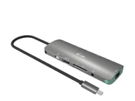 Huby USB - I-TEC USB-C Metal Nano Dock 1x HDMI 4K LAN PD 100W + Charger 100W C31NANOLANPD100 - miniaturka - grafika 1