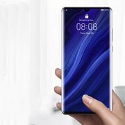 Szkła hartowane na telefon - Wozinsky Tempered Glass UV szkło hartowane UV 9H Huawei P30 Pro (in-display fingerprint sensor friendly) - szkło bez kleju i lampki LED - miniaturka - grafika 1