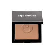 Bronzery i konturowanie twarzy - Apollca Matowy Bronzer w Kamieniu 01 Cappuccino - miniaturka - grafika 1