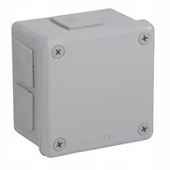 Puszki elektryczne i akcesoria - Pawbol Puszka-n-t-98x98x65mm-IP55-6-wl-dłgumPopiel 043-03 - miniaturka - grafika 1