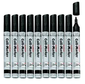 Zakreślacze - Marker permanentny czarny Colli-Marker 10x HERLITZ - miniaturka - grafika 1