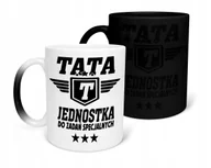 Kubki - KUBEK MAGICZNY Z NADRUKIEM-PREZENT DZIEŃ TATY RÓŻNE WZORY DO WYBORU+IMIĘ - miniaturka - grafika 1