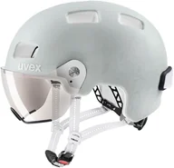 Kaski rowerowe - UVEX Rush Visor Helmet, szary 55-58cm 2022 Kaski rowerowe - miniaturka - grafika 1