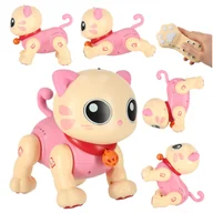 Zabawki zdalnie sterowane - Kot kotek interaktywny zdalnie sterowany na pilota RC robot skacze śpiewa - miniaturka - grafika 1