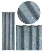 Zasłony - Zasłona Velvet Wera 140 x 250 Przelotka Grafitowy - miniaturka - grafika 1