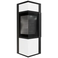 Piece wolnostojące - Piec wolnostojący koza Tora S 8 kW Ø 150, czarny termotec ,lacobel biały - miniaturka - grafika 1