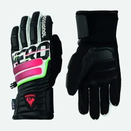 Rękawice narciarskie - Rękawice Narciarskie Rossignol Hero Race Lth Impr G Czarne - L - miniaturka - grafika 1