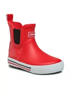 Buty dla dziewczynek - Reima Kalosze Ankles 5400039A Czerwony - miniaturka - grafika 1