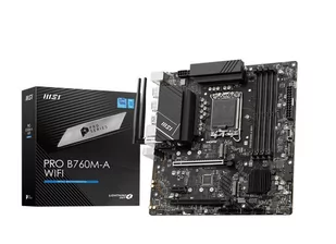 Płyta główna Płyta główna PRO B760M-A WIFI s1700 4DDR5 DP/HDMI mATX - Płyty główne - miniaturka - grafika 1