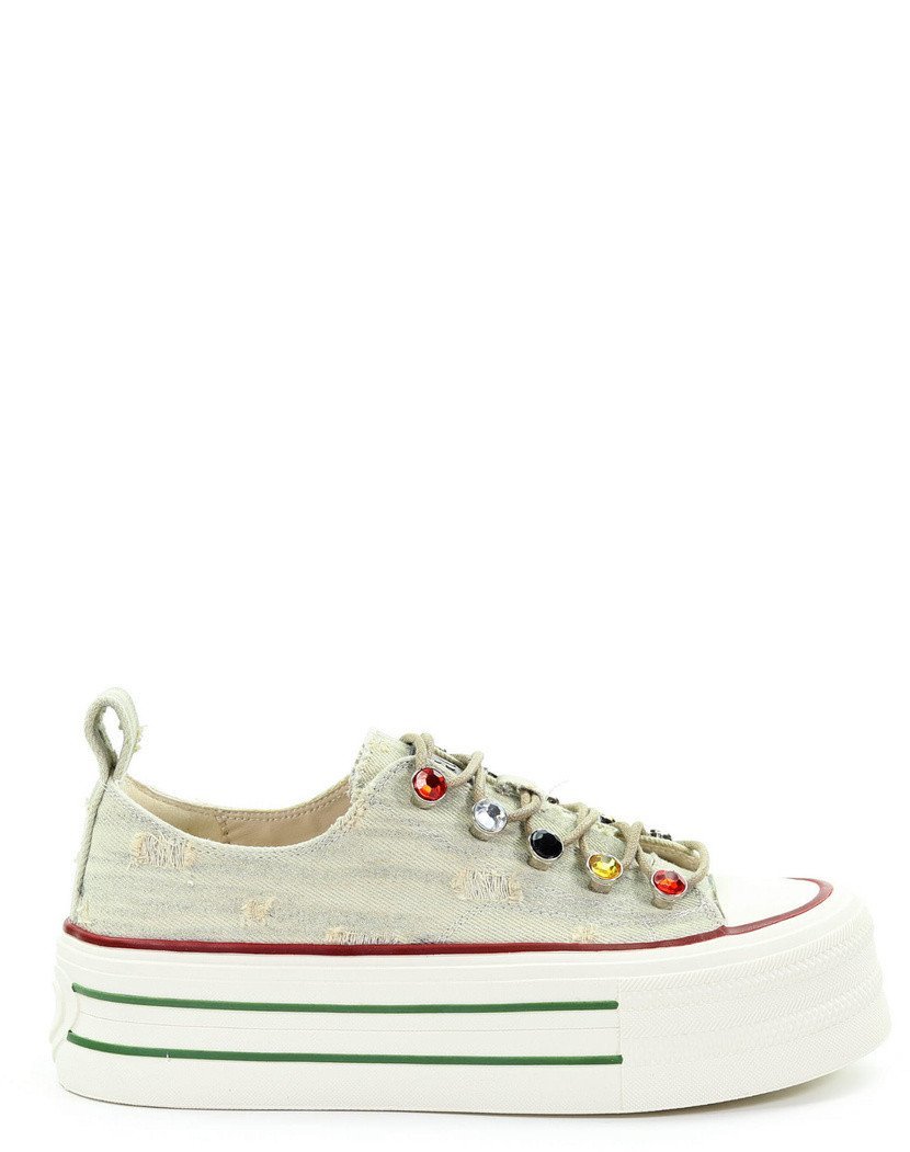 GOE Damskie trampki beżowe RR2N4105 BEIGE 38