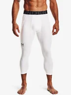 Spodnie sportowe męskie - Legginsy męskie Under Armour HeatGear 3/4 Legging-WHT M - miniaturka - grafika 1