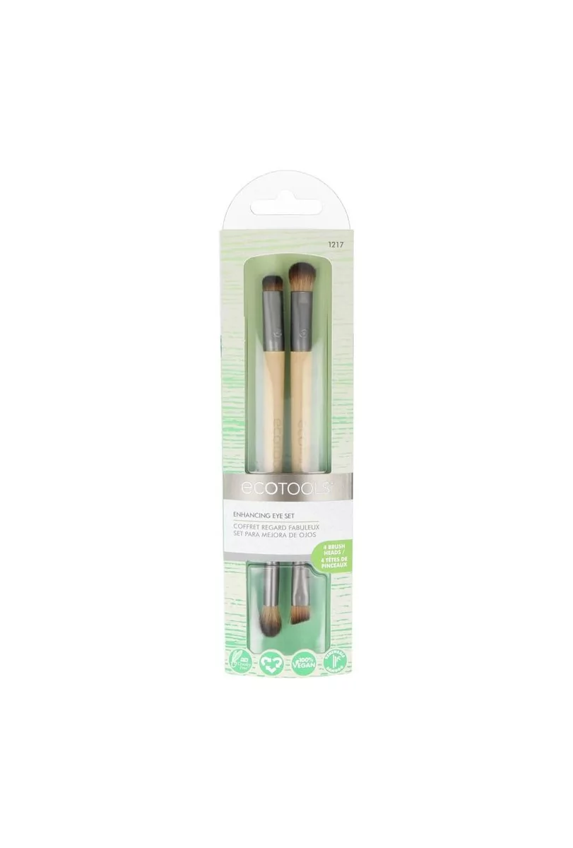 EcoTools Enhancing Eye Set Dwustronne pędzle