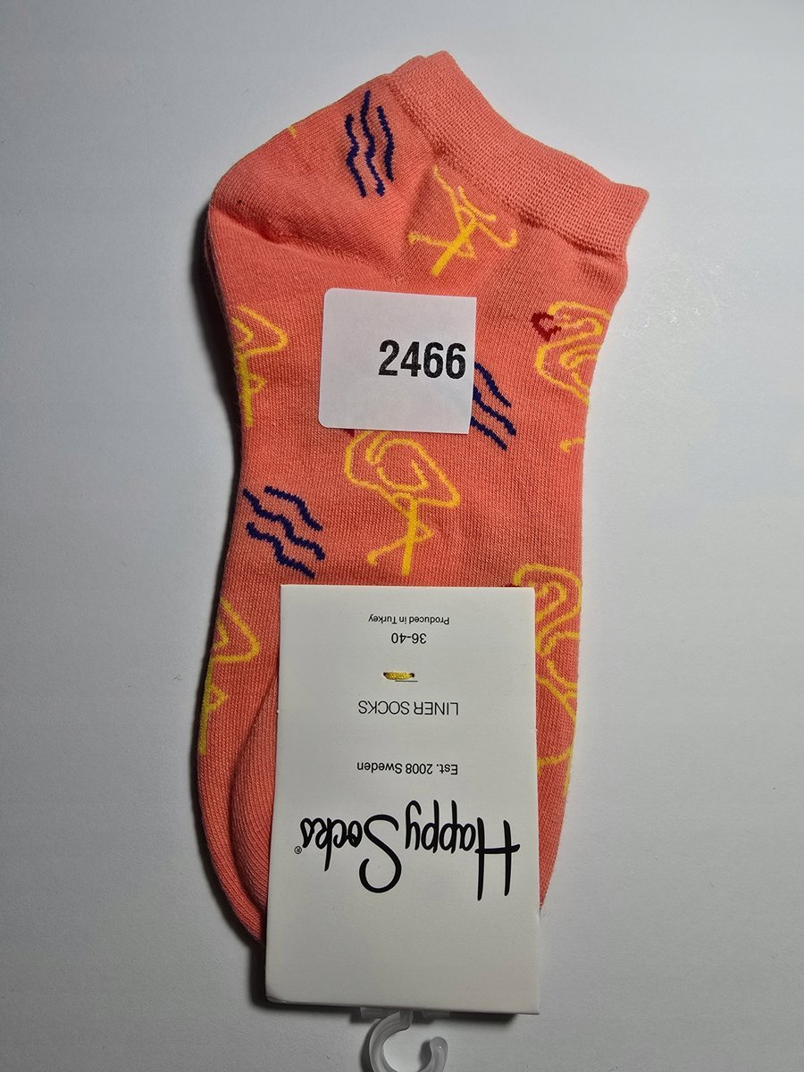 Kolorowe skarpety Happy Socks stopki unisex rozmiar 36-40 (2466)
