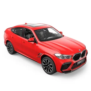 BMW X6 M czerwony RASTAR model 1:14 Zdalnie sterowane auto + Pilot 2,4 GHz - Zabawki zdalnie sterowane - miniaturka - grafika 2