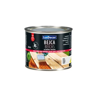 LuxDecor Bejca do drewna biały 0,2 l - Farby i impregnaty do drewna - miniaturka - grafika 1