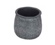 Donice - Osłonka doniczka ceramika ozdobna Duke antracyt - miniaturka - grafika 1