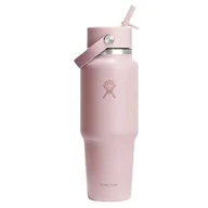 Butelki termiczne - Butelka termiczna HYDRO FLASK Wid Flex Straw Travel Bootle Różowy 946 ml - miniaturka - grafika 1
